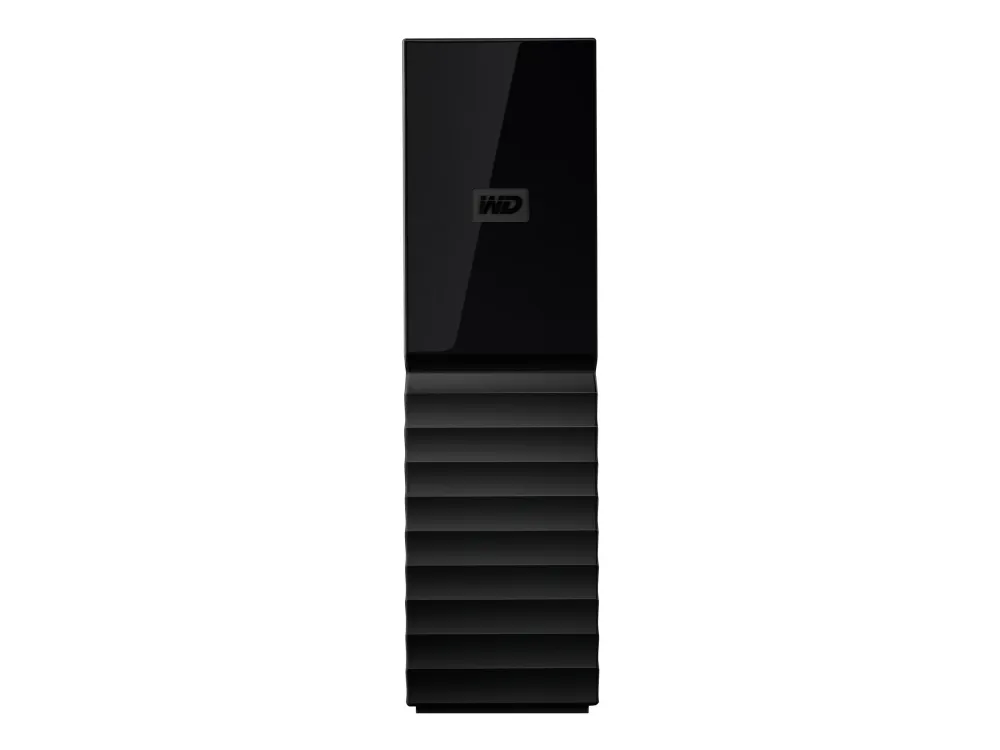 WD My Book WDBBGB0080HBK - Harddisk - krypteret - 8 TB - ekstern (stationær) - USB 3.0 - 256-bit AES - sort