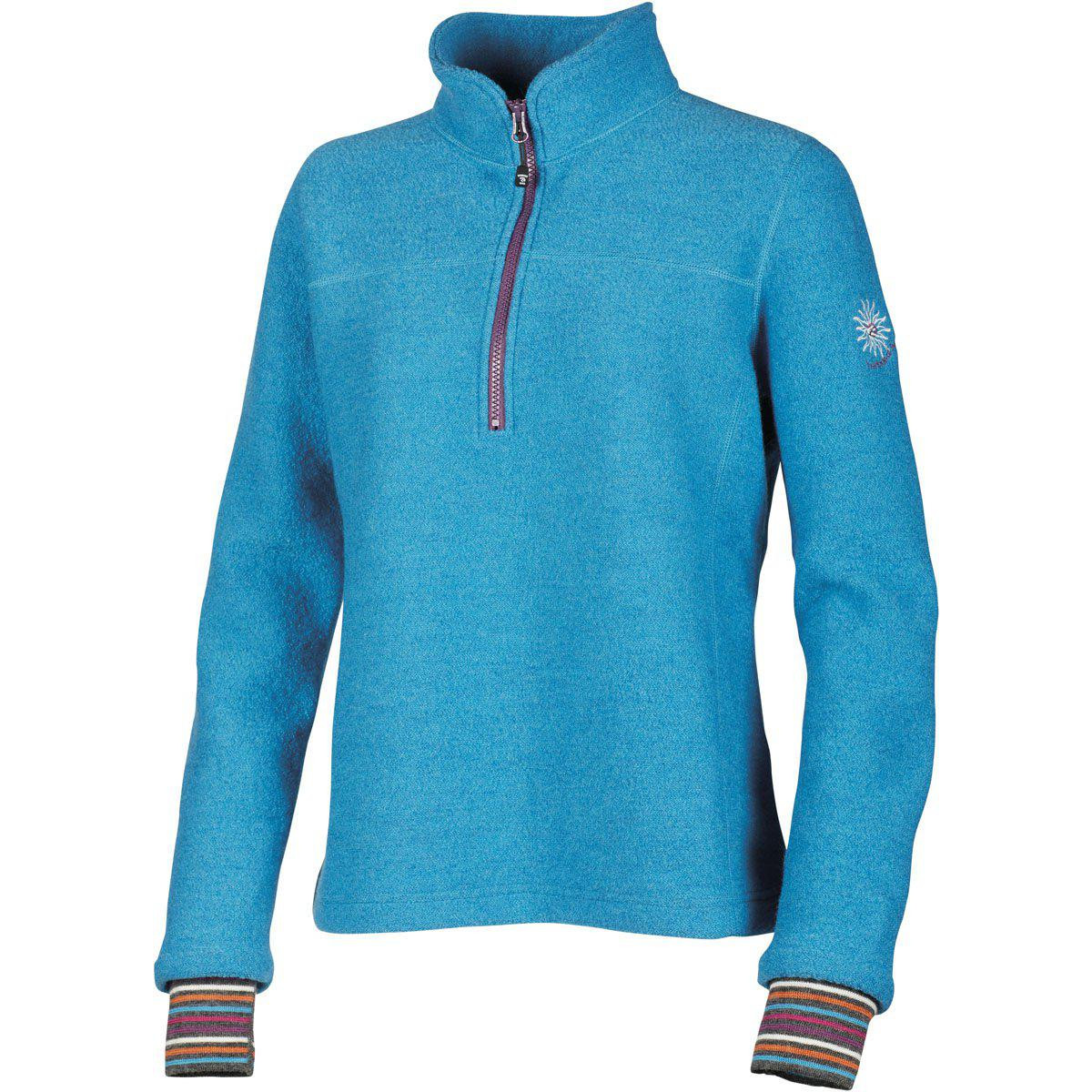 Ivanhoe Dina turquoise wollen damestrui