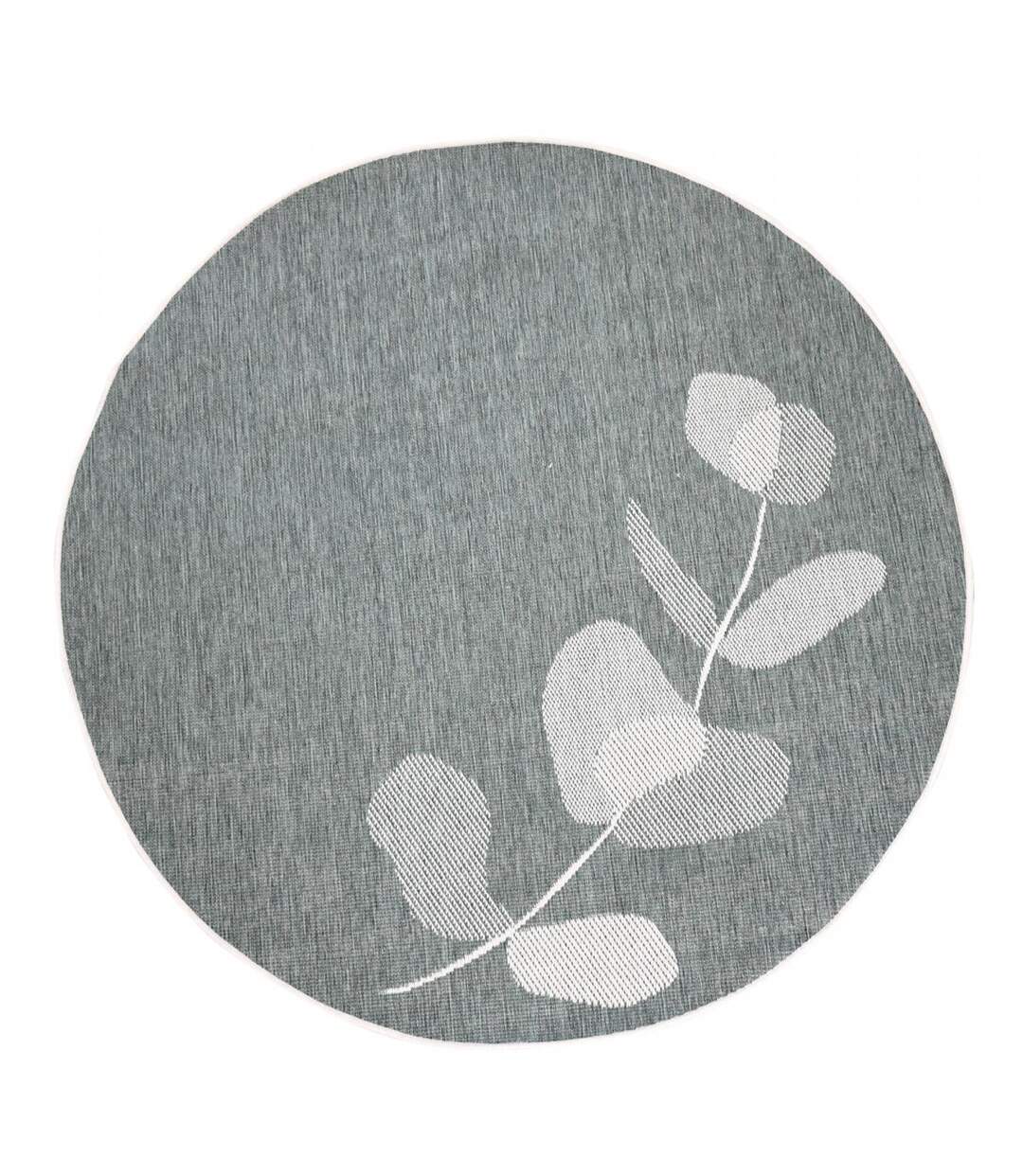 Tapis exterieur FLEREV REVERSIBLE ROND en polypropylène OEKO TEX