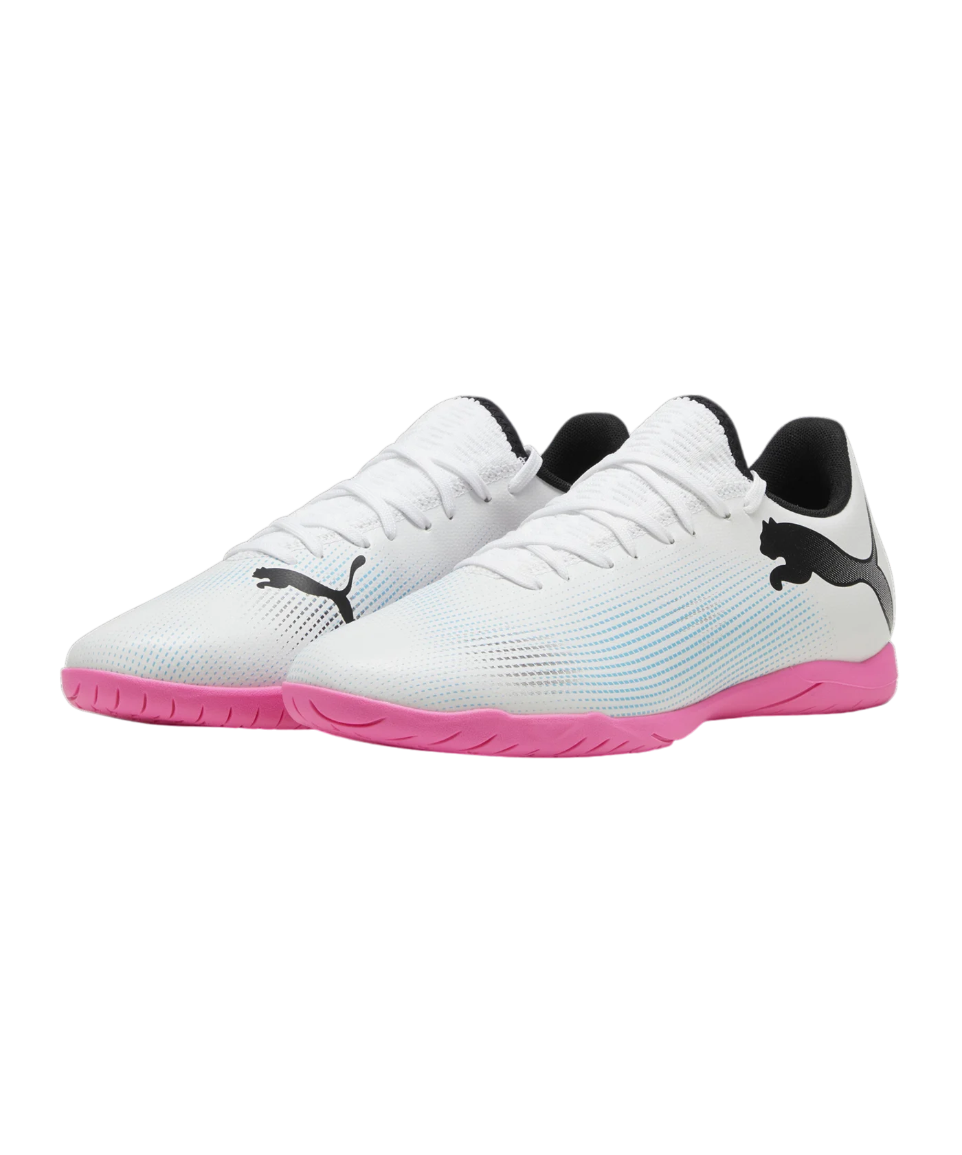PUMA FUTURE 7 Play IT Halle Phenomenal Weiss Schwarz Pink F01