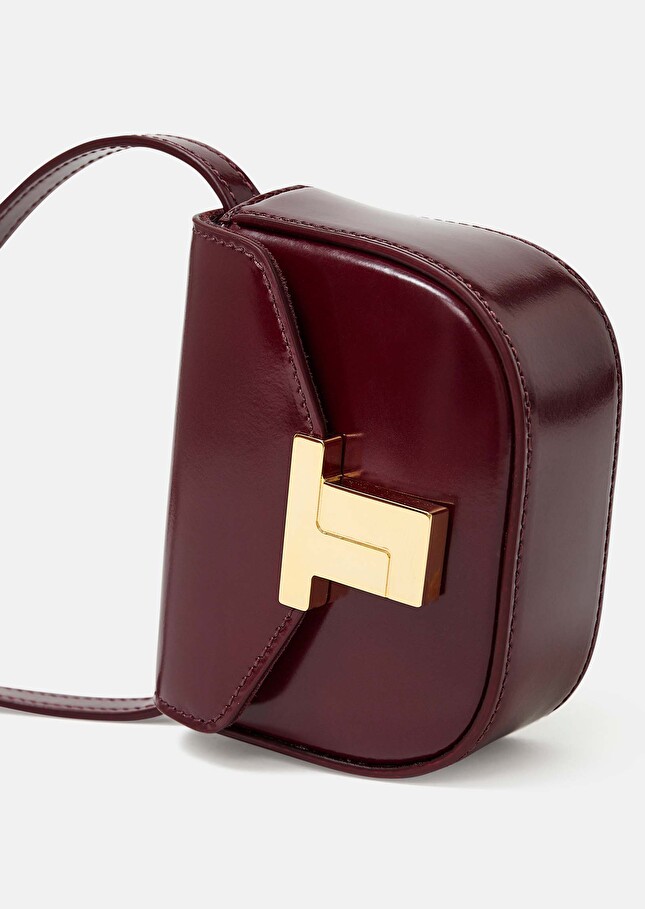 Sac 8 Bis minibordeaux en cuir