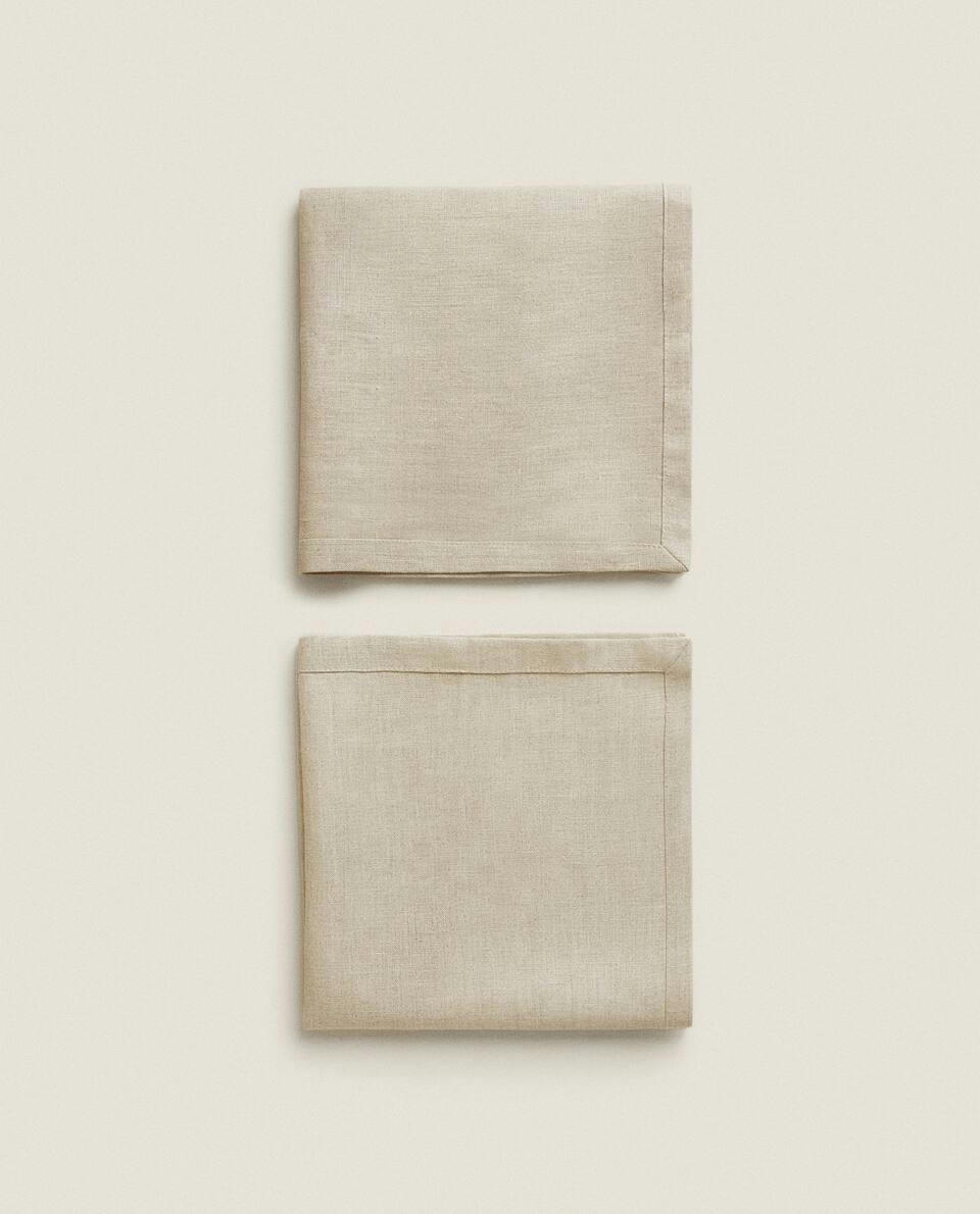Guardanapo básico de linho (pacote com 2)