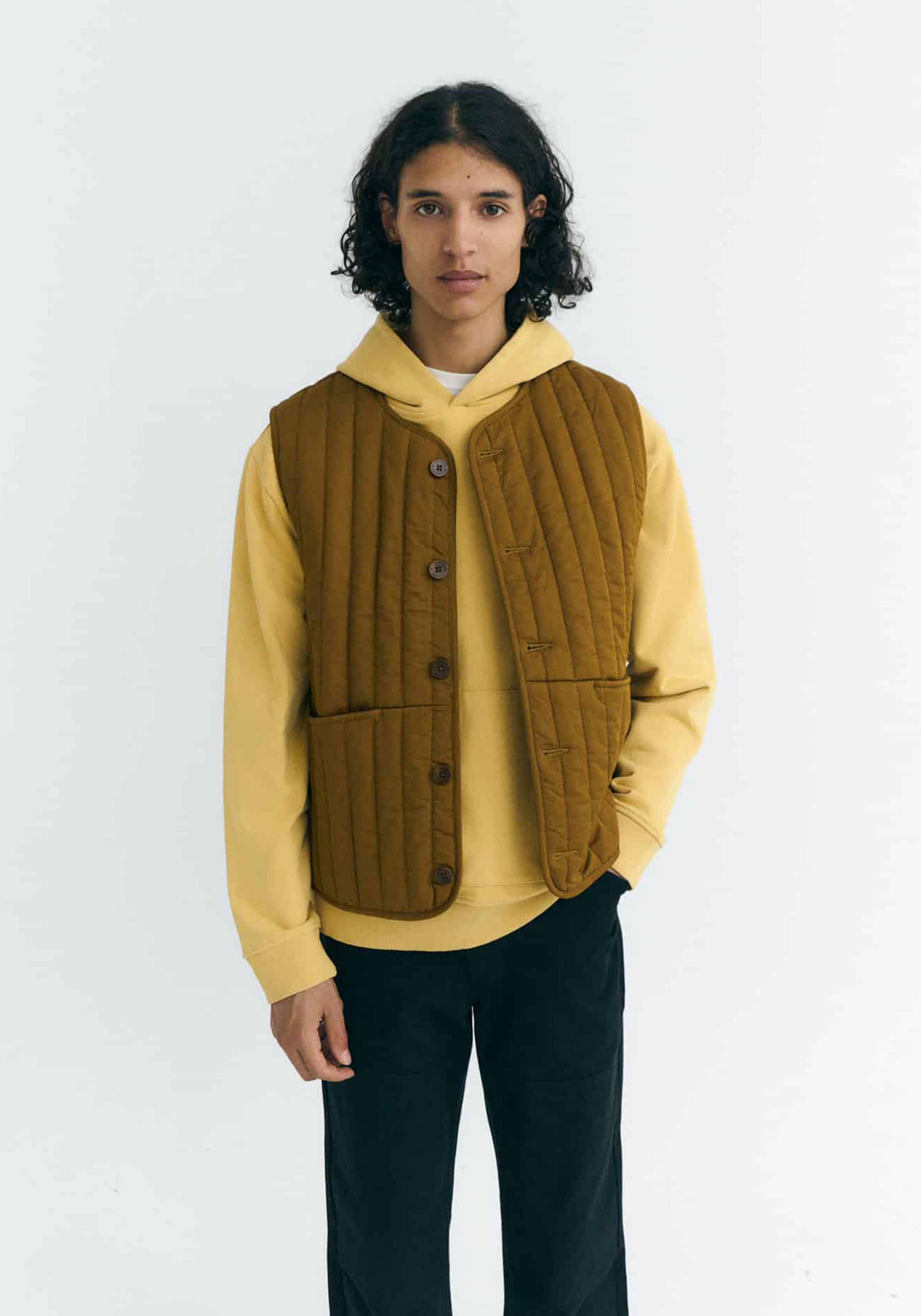 Thinking Mu Weste Jon Light Oak Brown