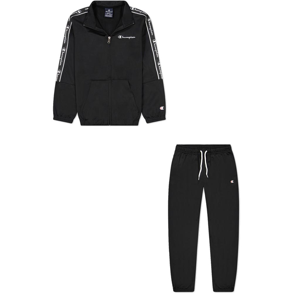 Champion Full Zip Suit Jogginganzug Kinder black beauty