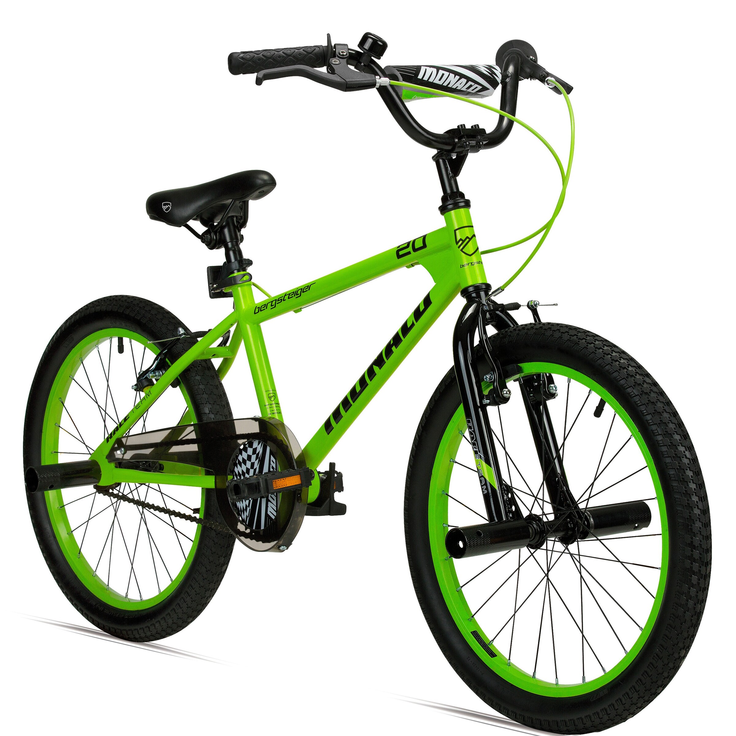 Bergsteiger Kinderfahrrad Monaco 20 Zoll | racing green