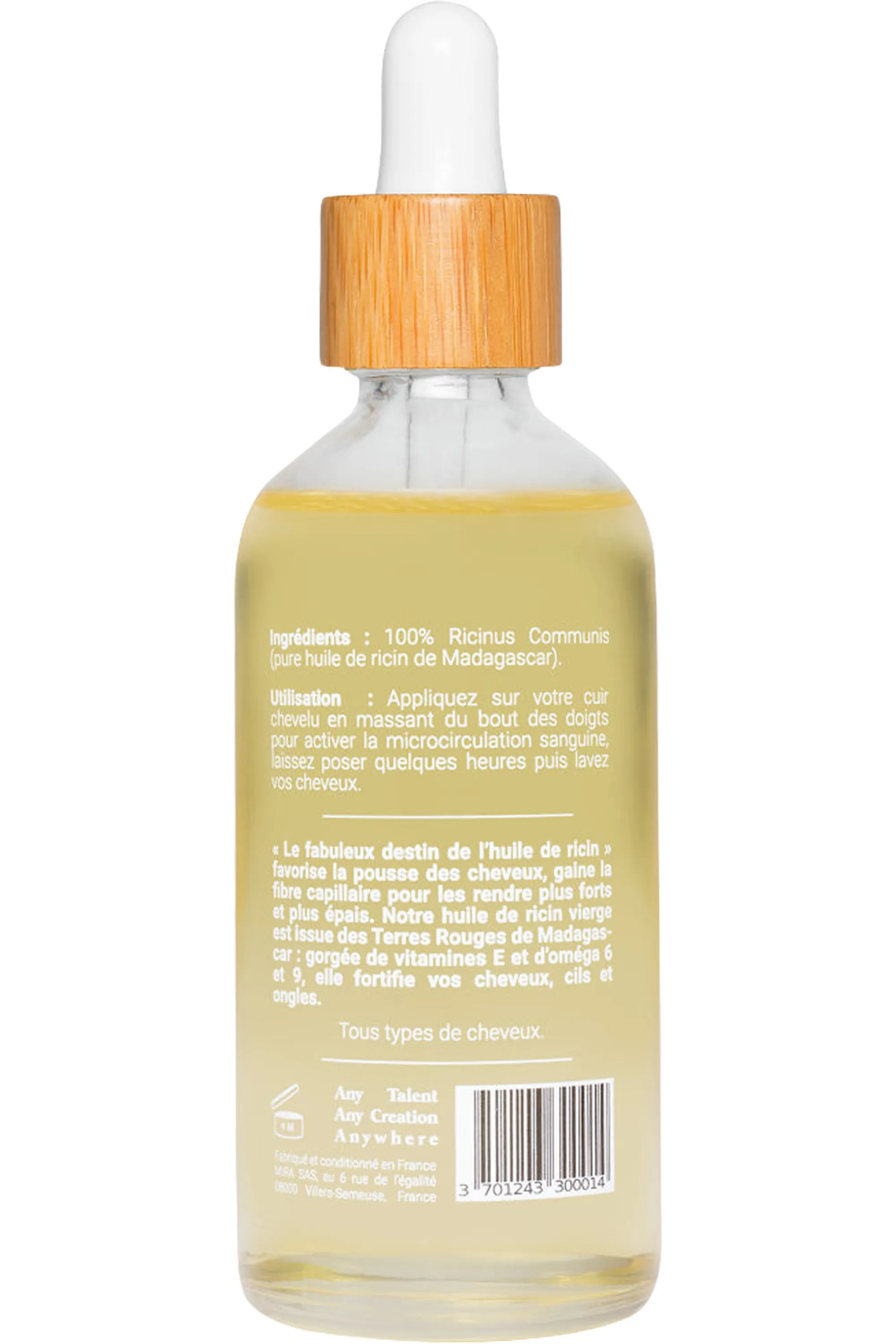My Mira Huile de Ricin pure-100 ml