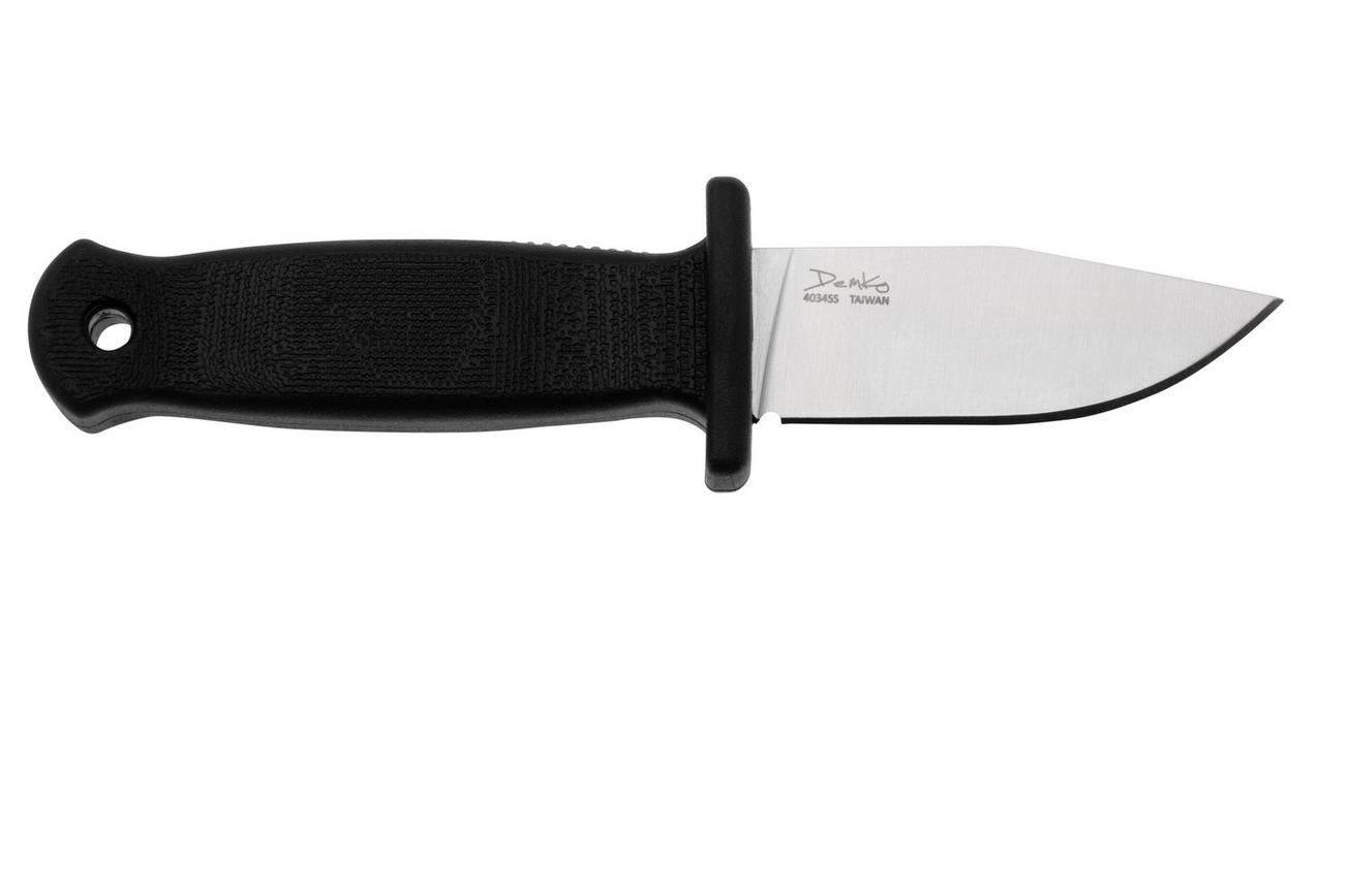 Demko Knives Armiger 2 Clip Point ARM2-4034SS-CP Black TPR, nekmes
