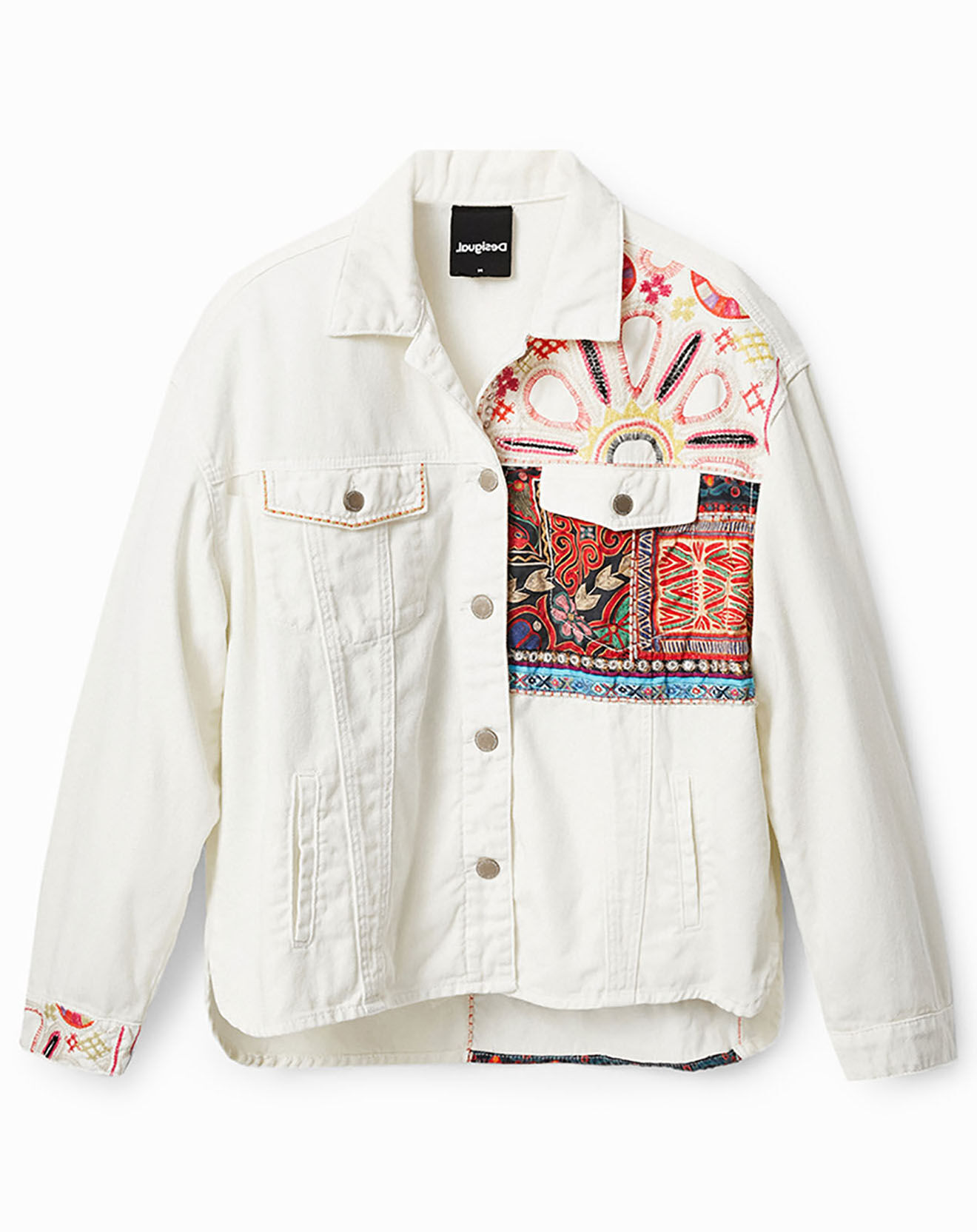 Desigual Veste en jean Jade blanche