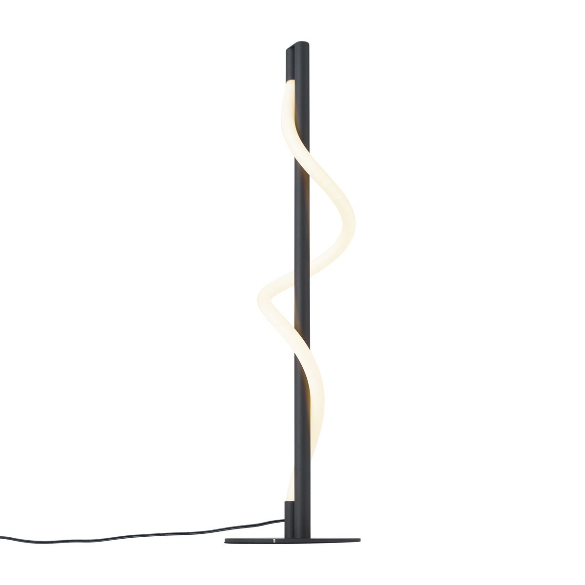 Moderne tafellamp zwart incl. LED 3-staps dimbaar - Twirl