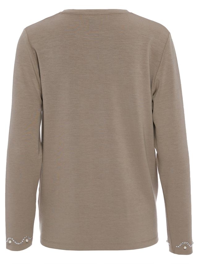 Silk Jersey Shirt Pearl