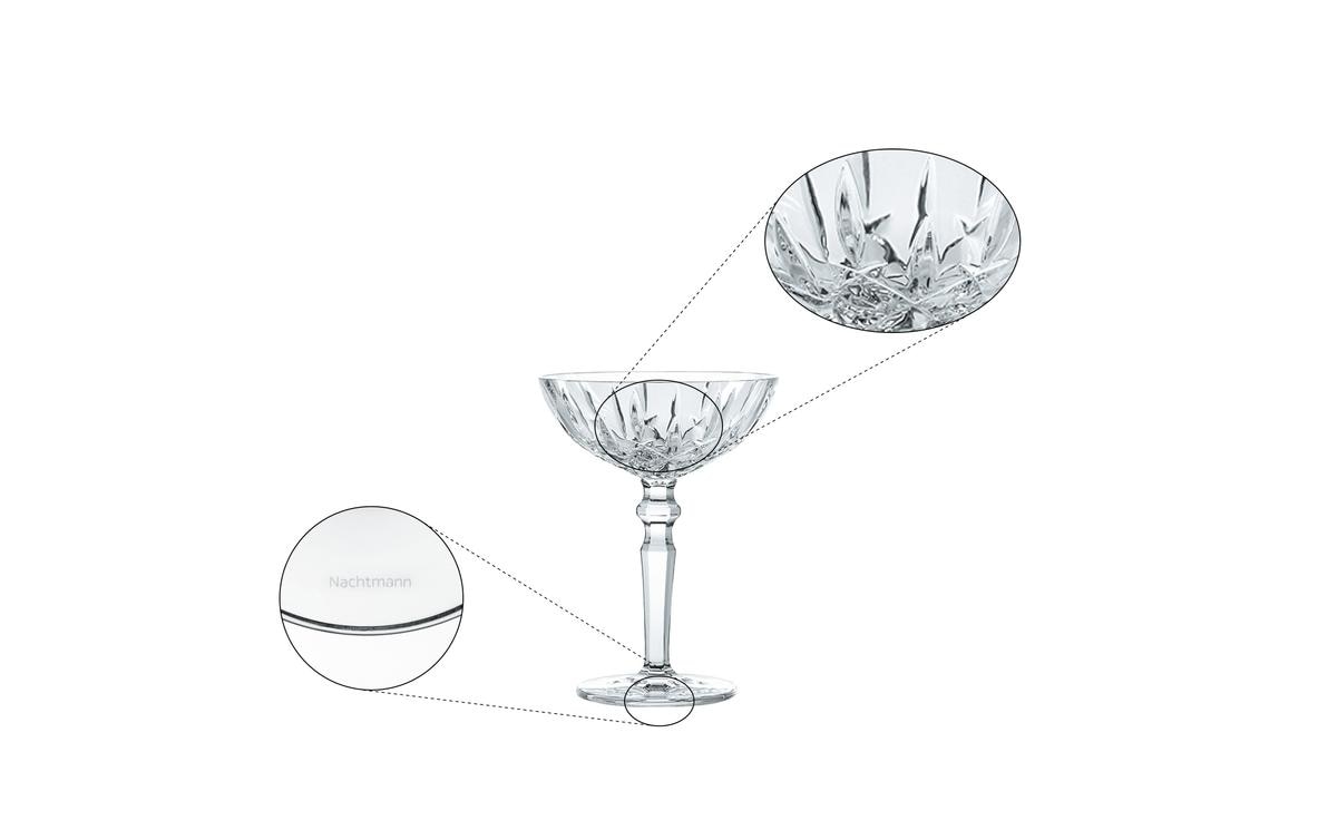 Cocktailglas Noblesse, 2 StückElegantes Cocktailgläser-Set aus hochwertigem Kristallglas