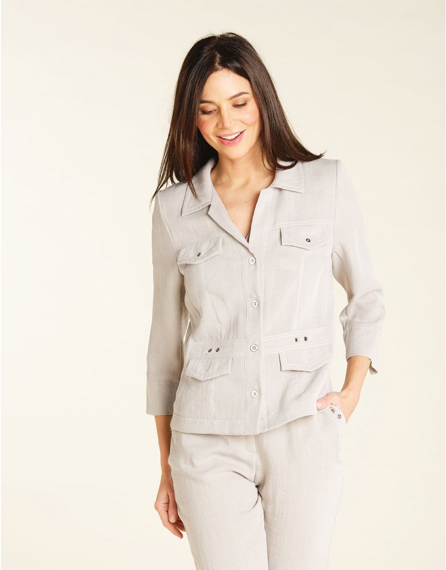 Veste chic beige