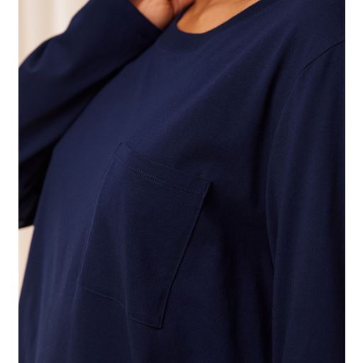 Triumph Mix & Match Langærmet Top, New Navy, 42