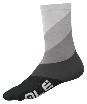 Chaussettes Unisexe Alé Q-Skin Diagonal Digitopress Gris