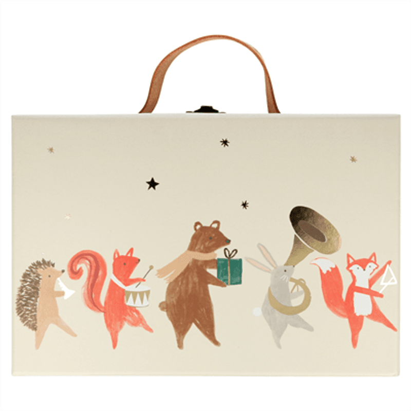 Meri Meri Adventskalender med Dyreparade i tre