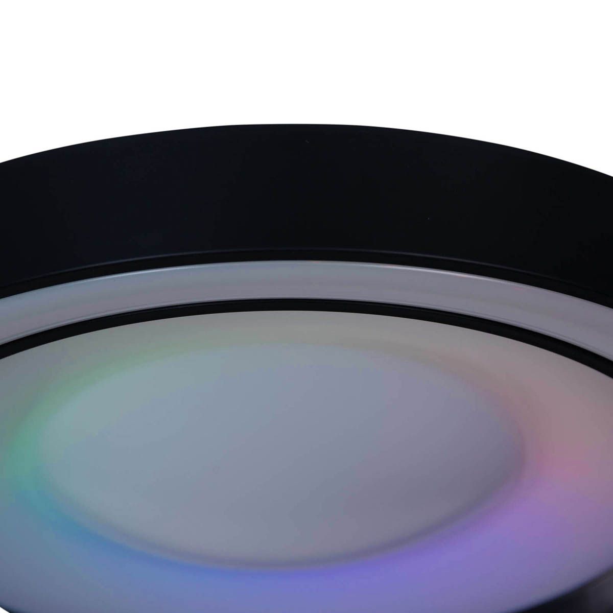 Plafondlamp zwart incl. LED dimbaar RGBW met afstandsbediening - Arco