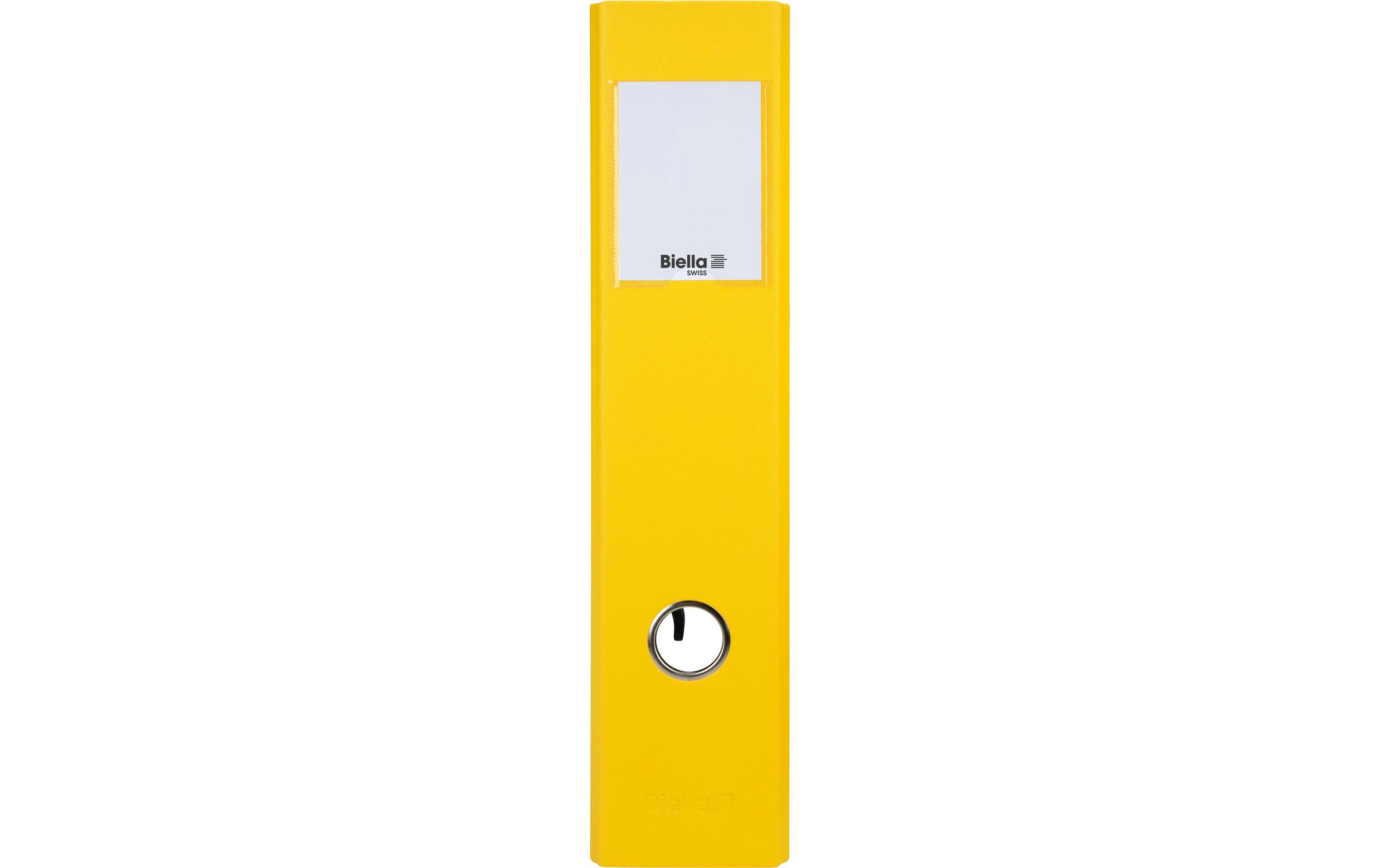 Ordner Plasticolor A4 7 cm, GelbOrdner mit Strong-Mechanik