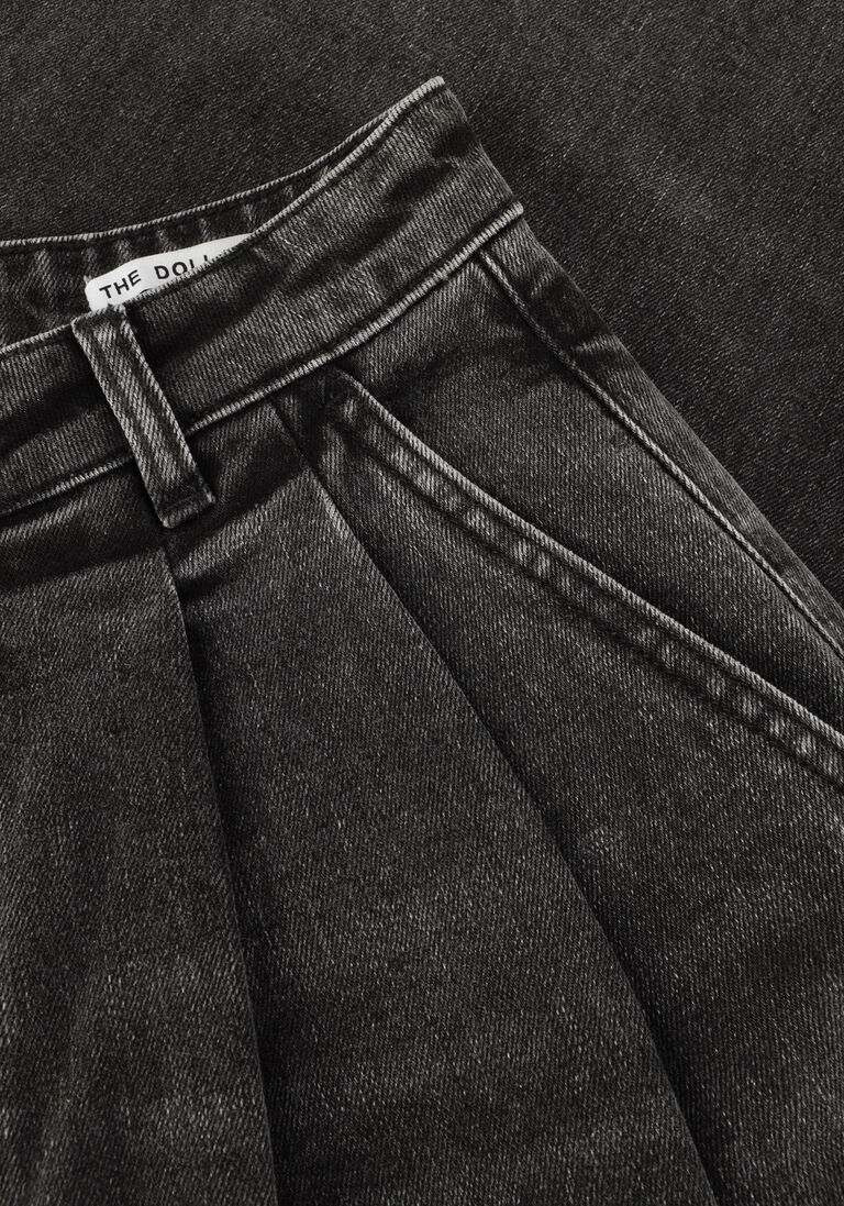 zwarte janice wide jeans dollar