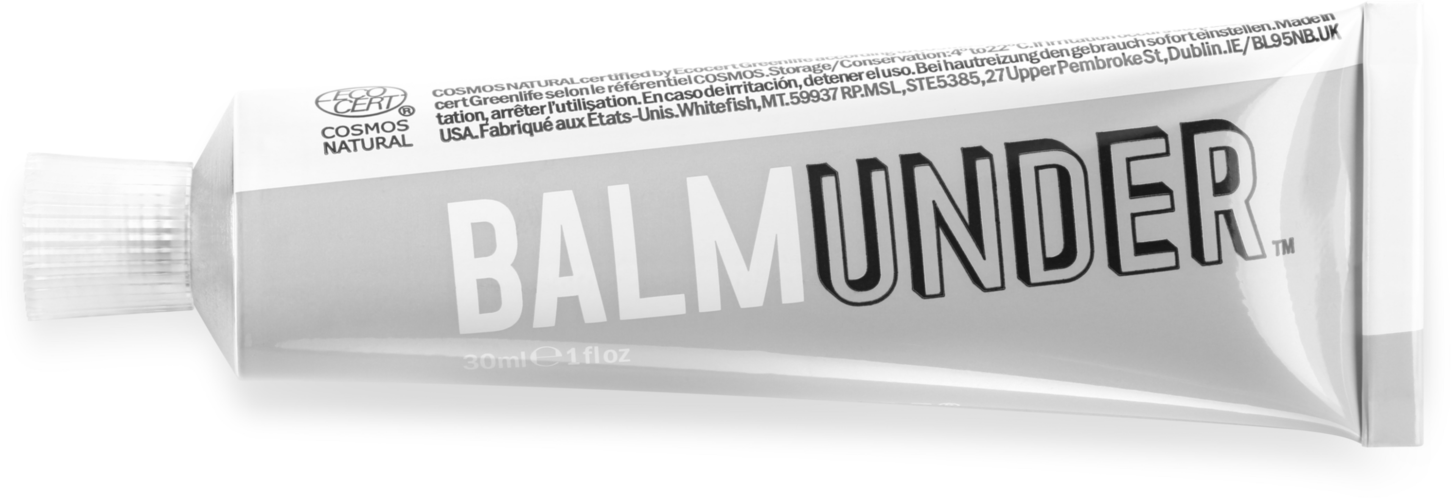 HURRAW!  Balmunder™ Deo-Creme, Unparfümiert (30 ml)