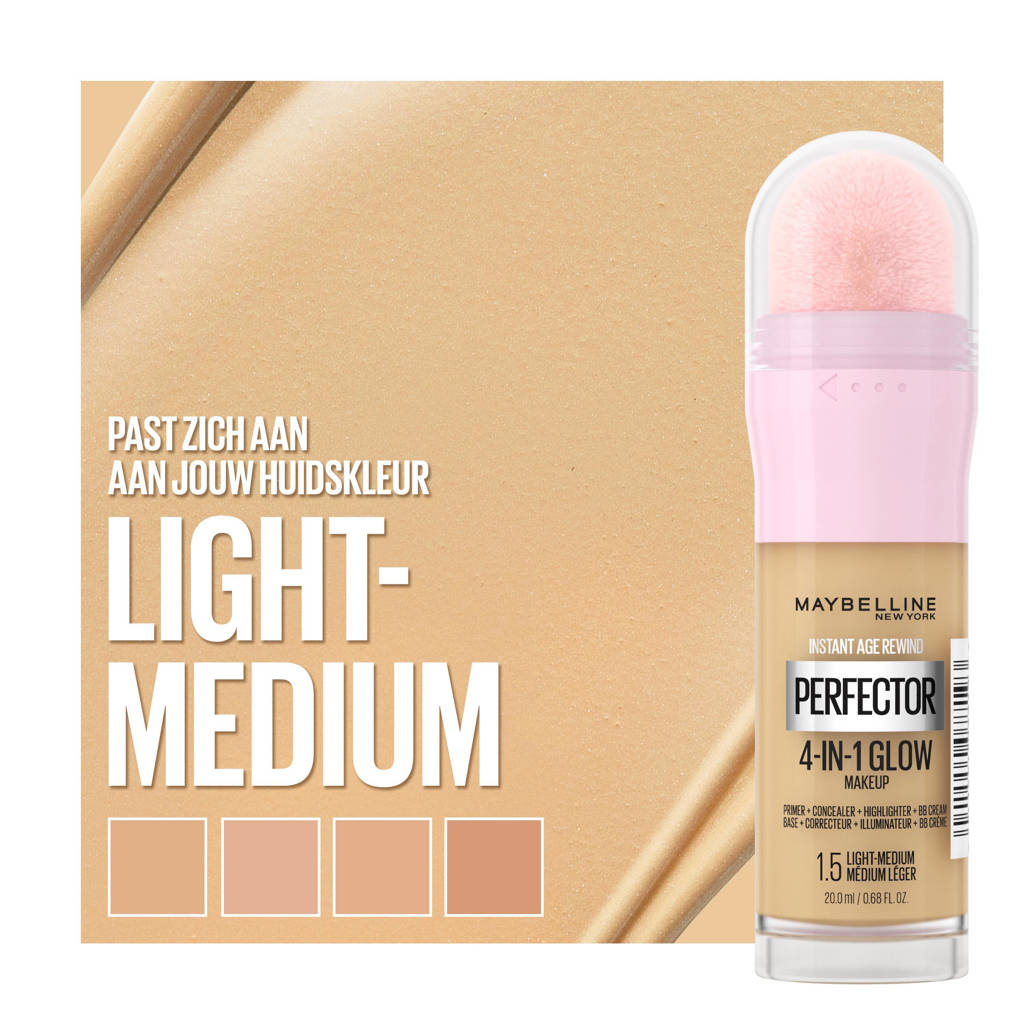 Geweldig produkt. Ook voor de oudere vrouw.Instant Anti-Age Perfector 4-in-1 Glow concealer - Light Medium - 20 ml
