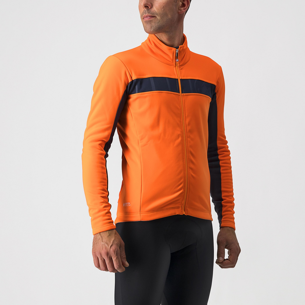 Castelli Mortirolo VI cykeljakke herre orange