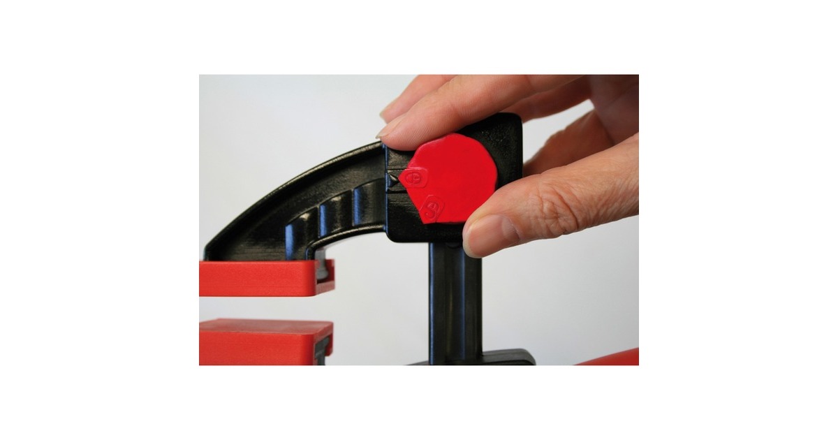 BESSEYEénhands lijmtang EZS11-4SET lijmklem  (Zwart/rood, 2 stuks)