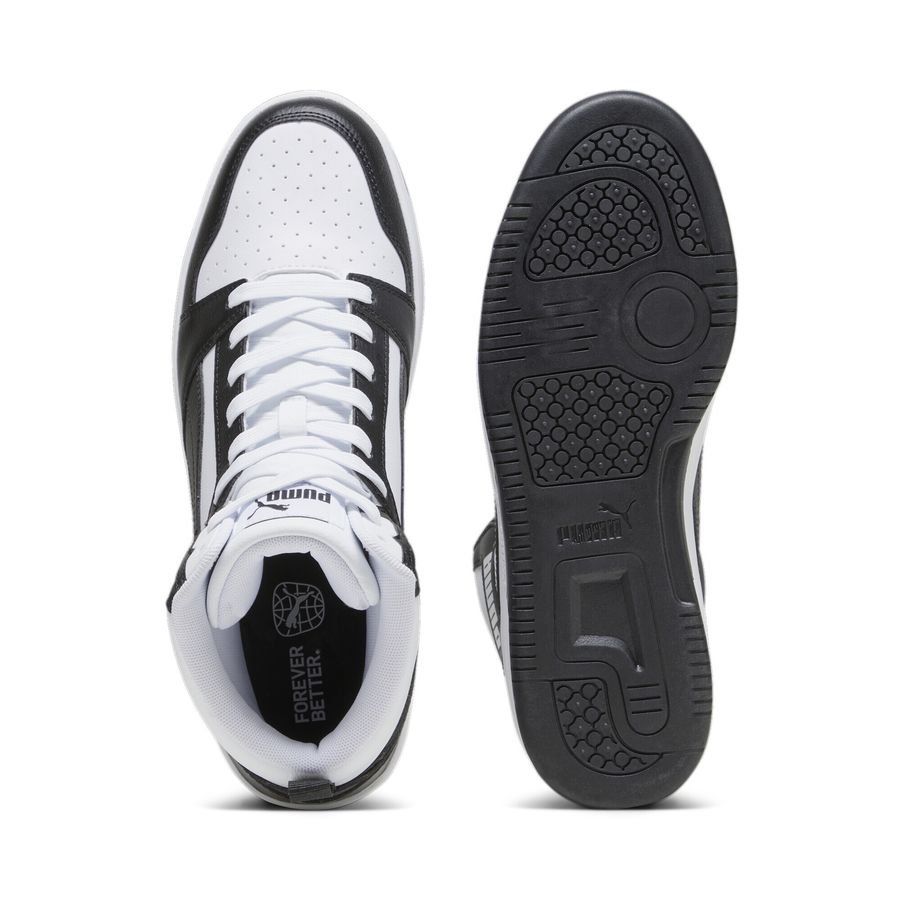 PUMA Rebound V6 Chaussures - Noir/Blanc