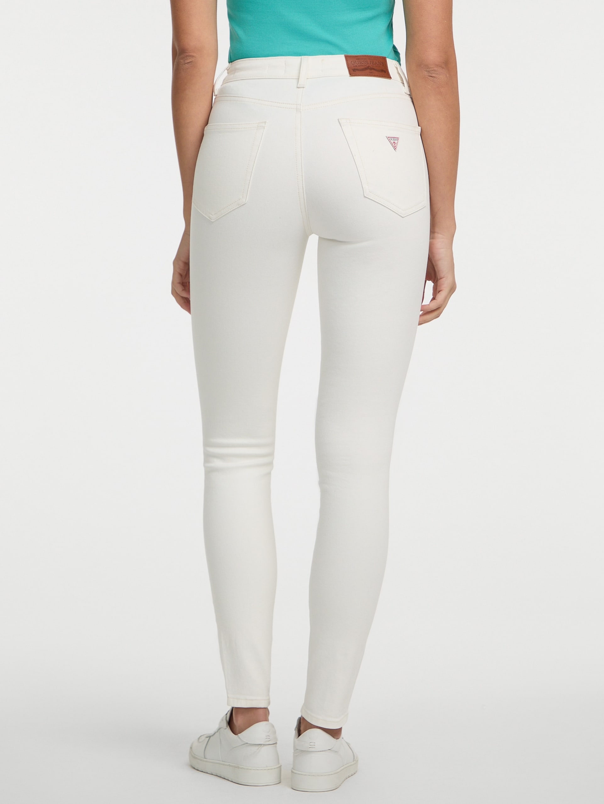 Calça jeans skinny de cintura alta G05