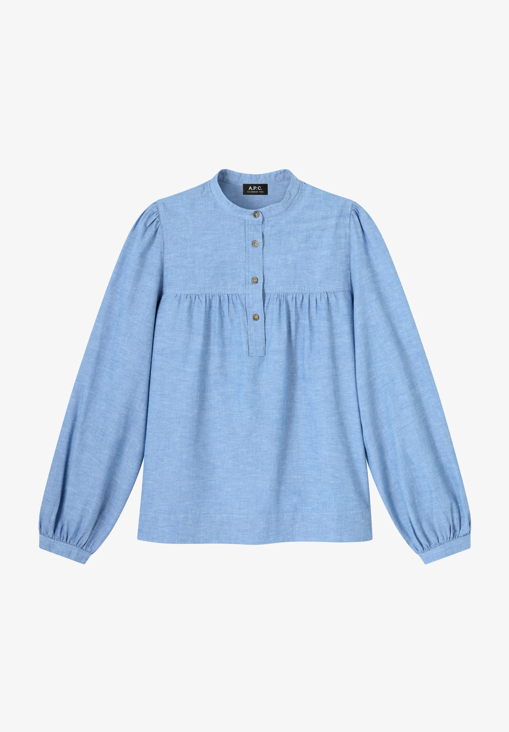 blouse babydoll - Bleu