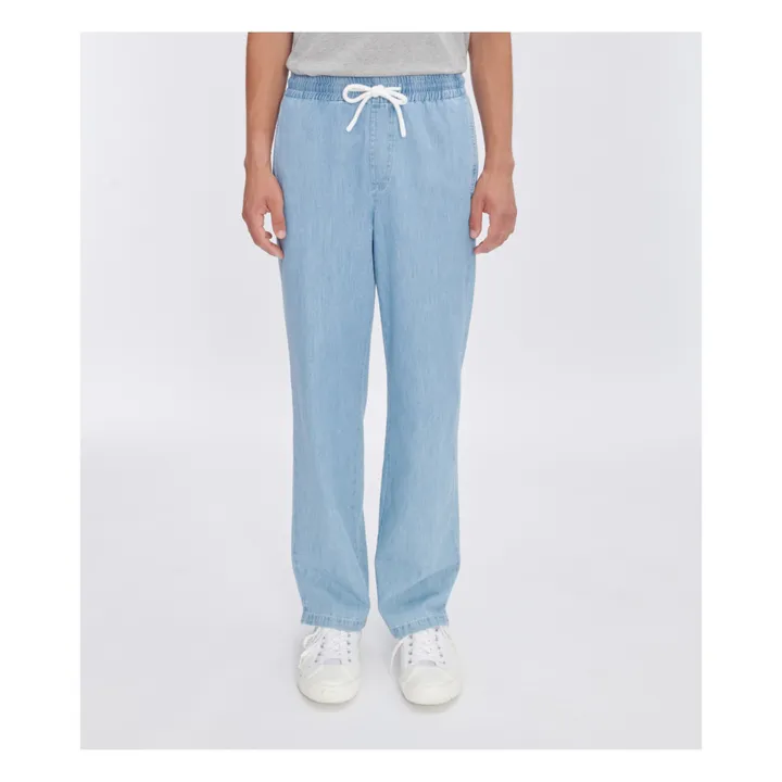 A.P.C. Pantalon Vincent Coton Bio | Denim clair
