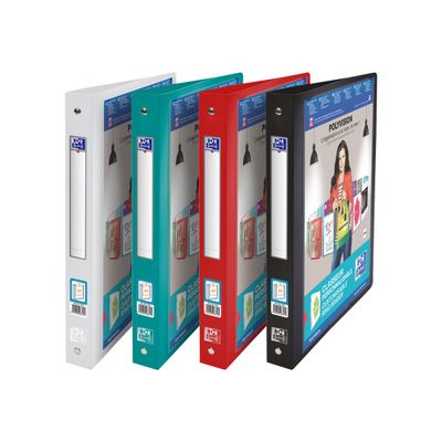 Oxford Polyvision - Classeur à anneaux personnalisable - Dos 30 mm - A4 - pour 150 feuilles - disponible dans différentes couleurs