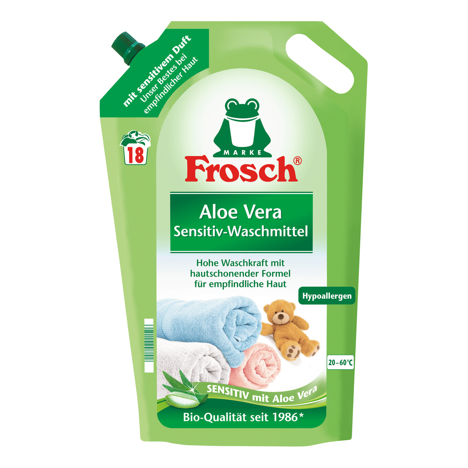 Frosch Waschm. Fl Aloe Vera 1800ml