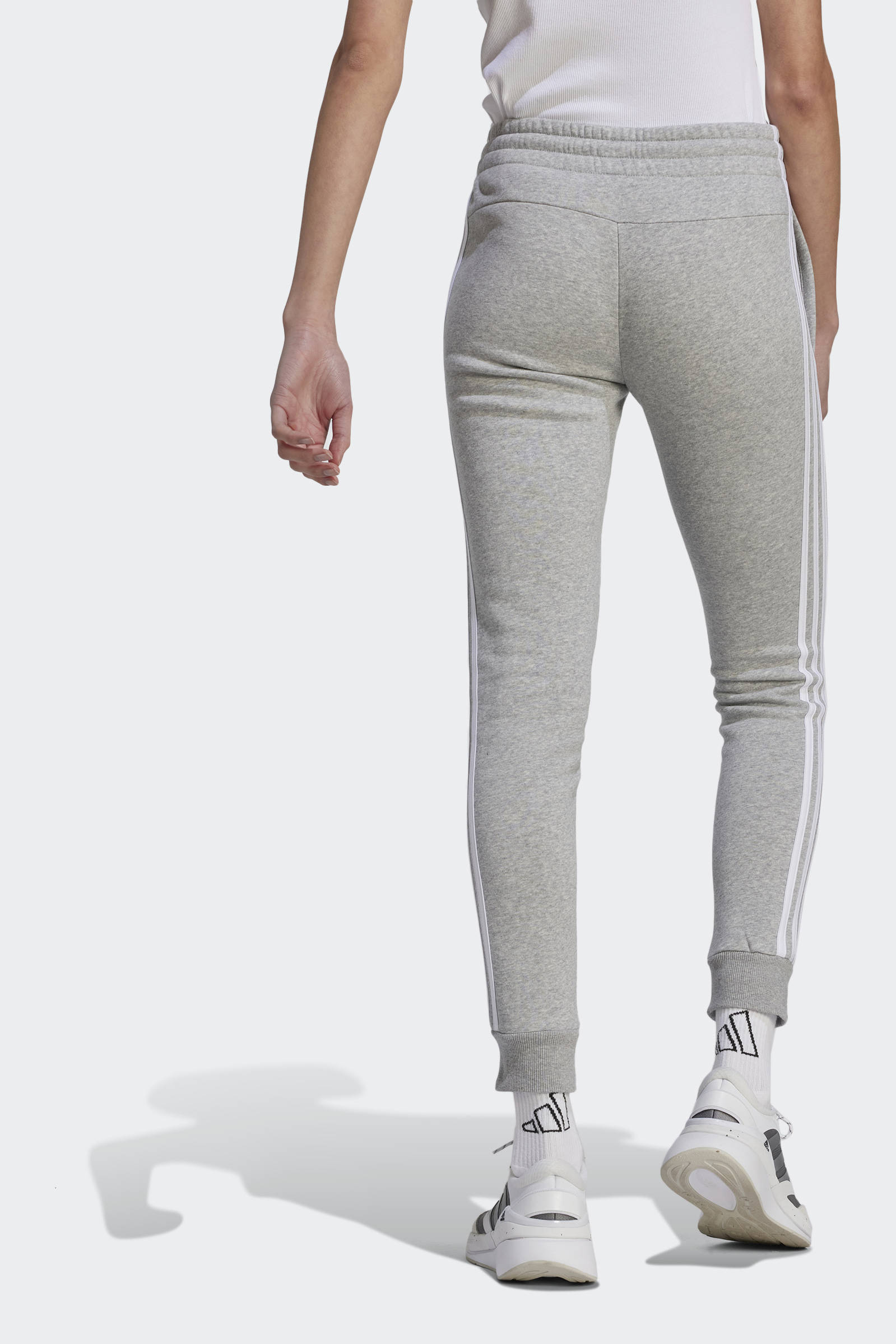 adidas joggingbroek grijs melange
