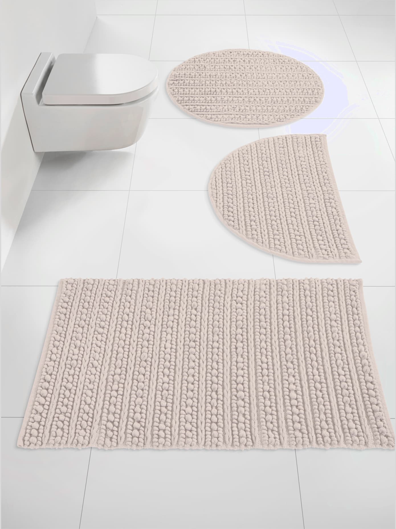 Tapis de bain en coton recyclé