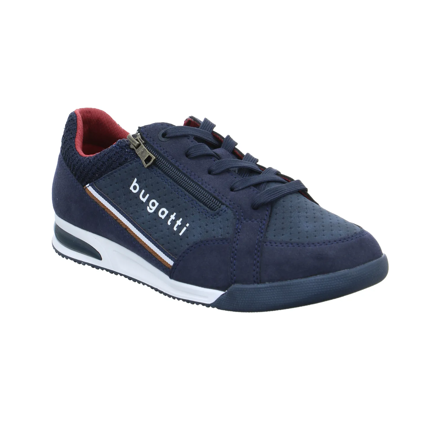 BUGATTI SHOES Halbschuhe Sneaker Blau Lederimitat