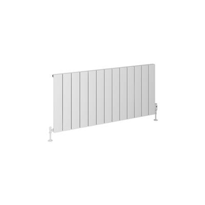 Eastbrook Rosano horizontale aluminium radiator 60x123cm Mat wit 1443 watt