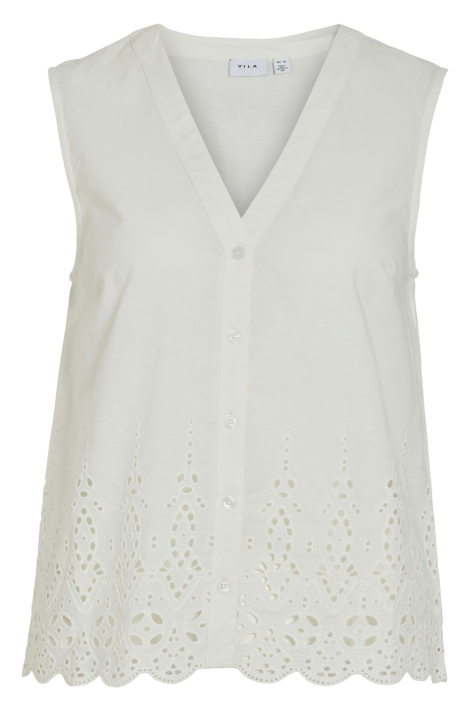 Vila beige dames blouse