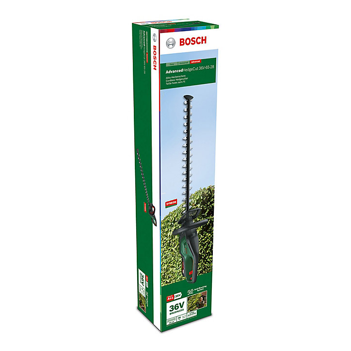 Taille-haies sans fil sur batterie 36V Bosch Advanced HedgeCut 6528 (avec 1 batterie et 1 chargeur)