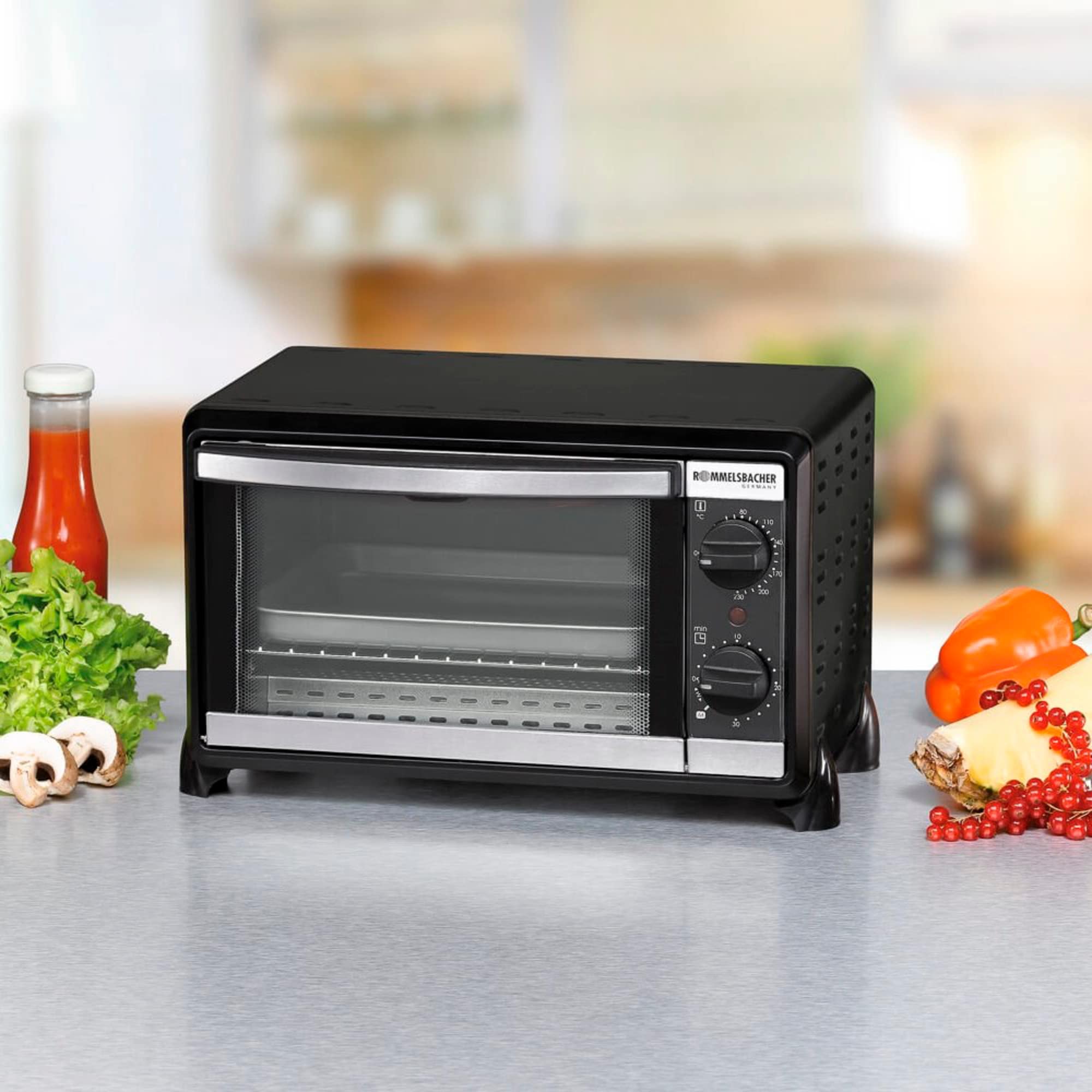 Rommelsbacher Mini-Backofen Kleinbackofen Speedy BG 950