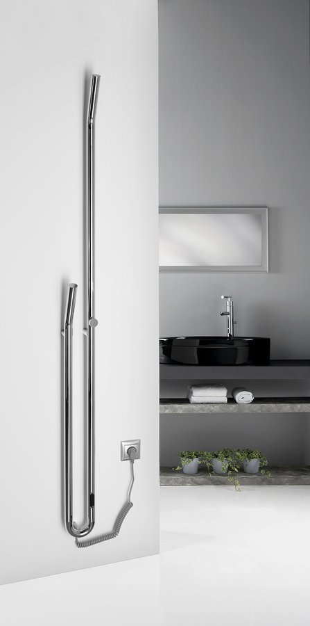 Sapho Duopasso elektrische handdoek radiator 12x170cm chroom