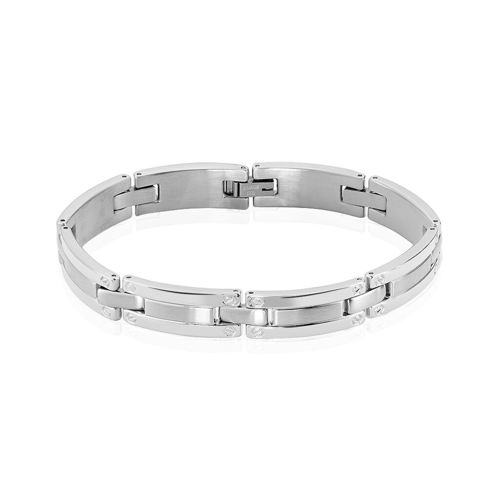 Bracelet Hector Acier Blanc