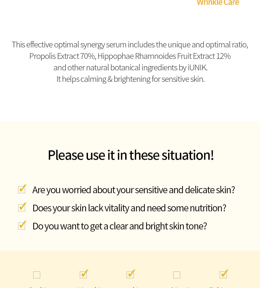 iUNIK - Propolis Vitamine Synergie Serum