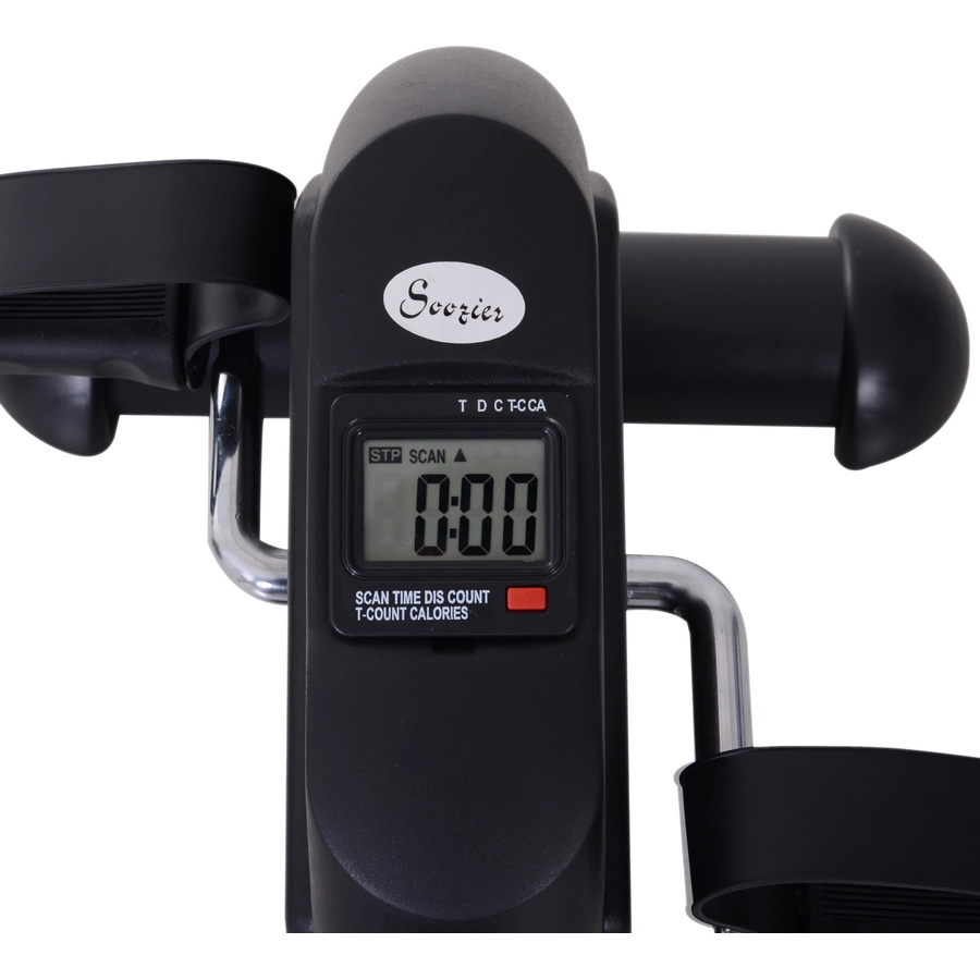 HOMCOM Pedaltrainer mit LCD-Display schwarz