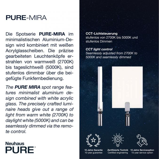 LED-Deckenleuchte Pure-Mira