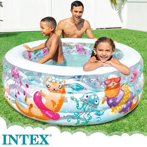 Piscina inflável Intex com aquário, 152x56cm - 360 litros