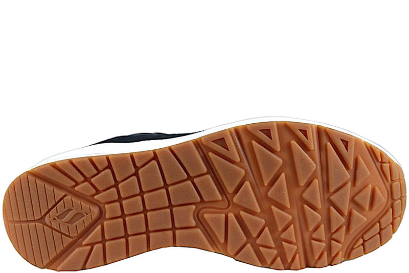 SKECHERS STREET UNO STACRE BLÅ SNEAKERS