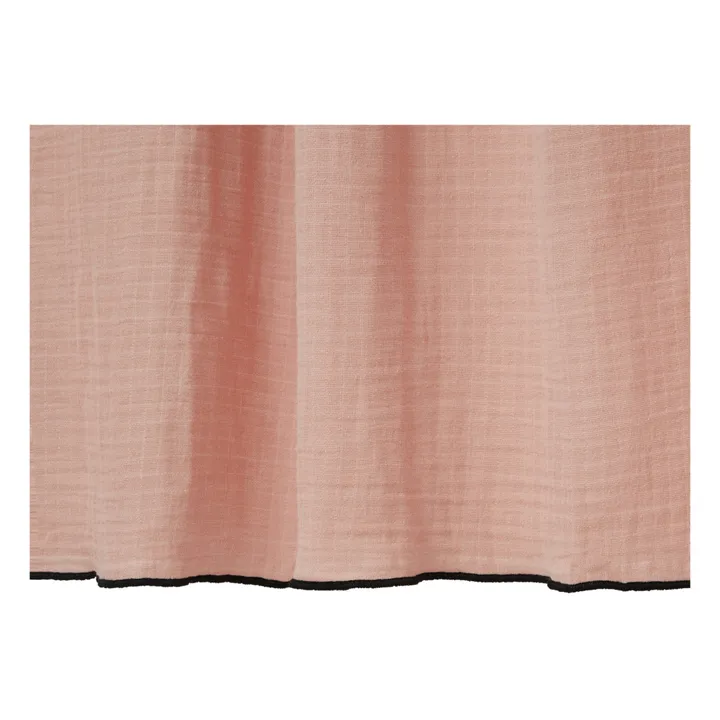 Autumn Rideaux en double gaze de coton bio 130x280 cm | Vieux Rose