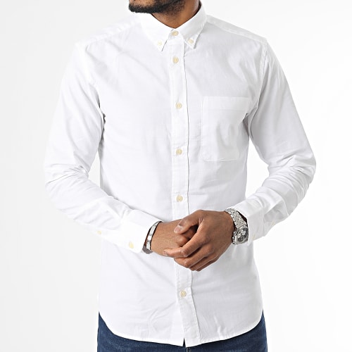 Chemise Manches Longues Brook Oxford Beige Clair