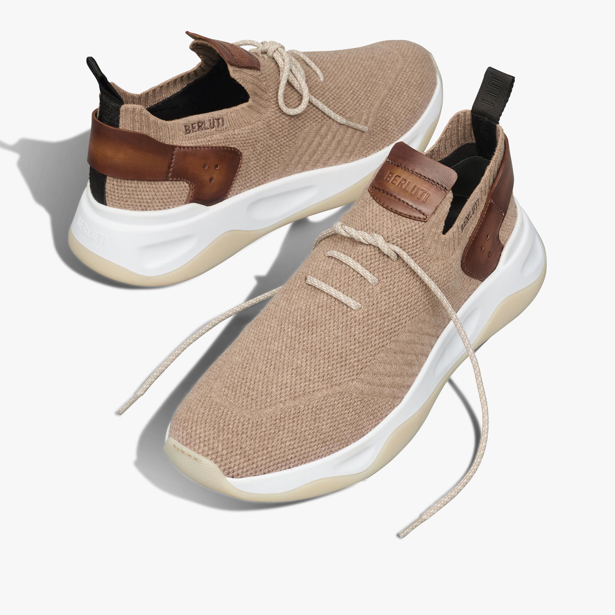 Sneaker Shadow En Cachemire Et Cuir