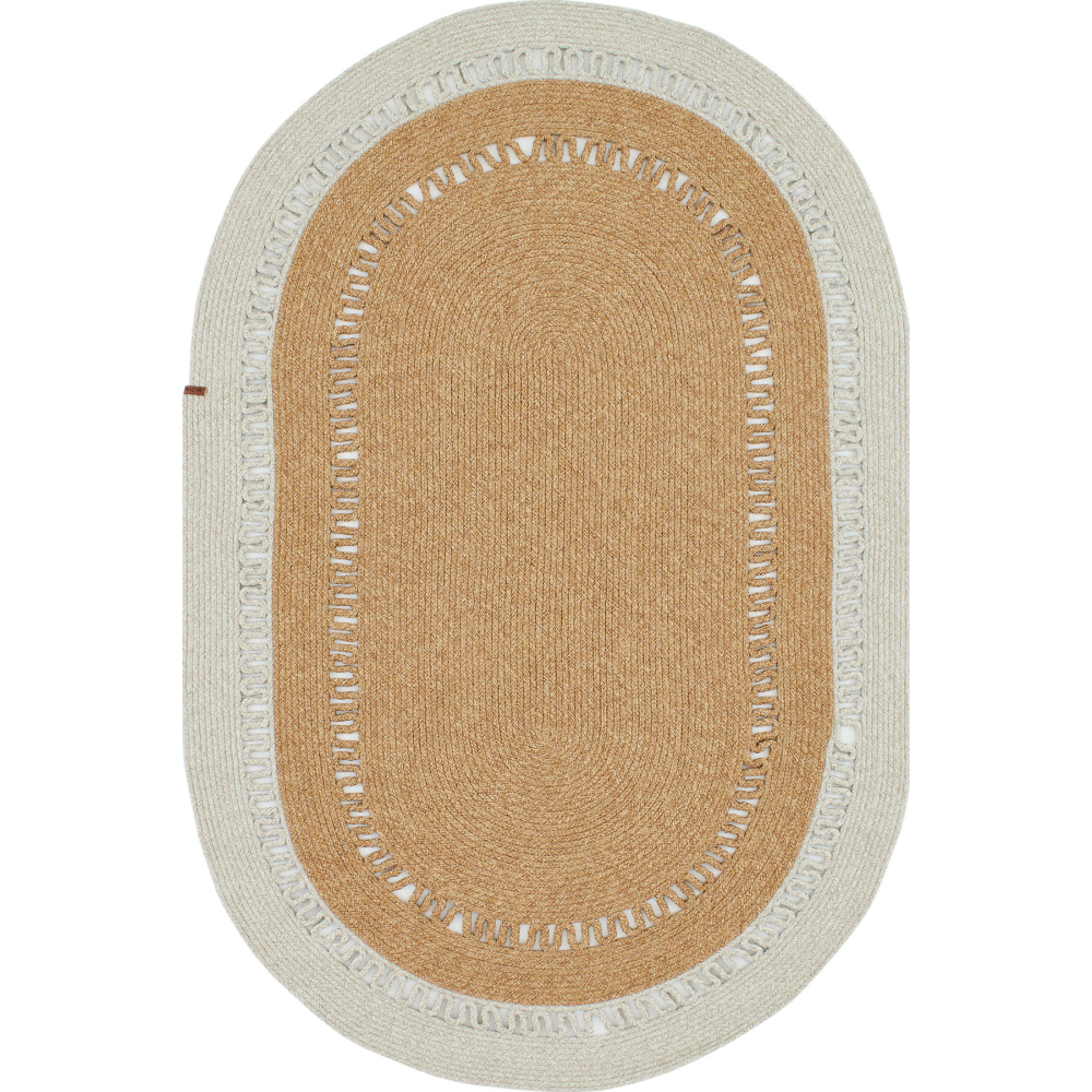 Tapis intérieur extérieur effet jute lima 4503 gris 120 x 180 cm